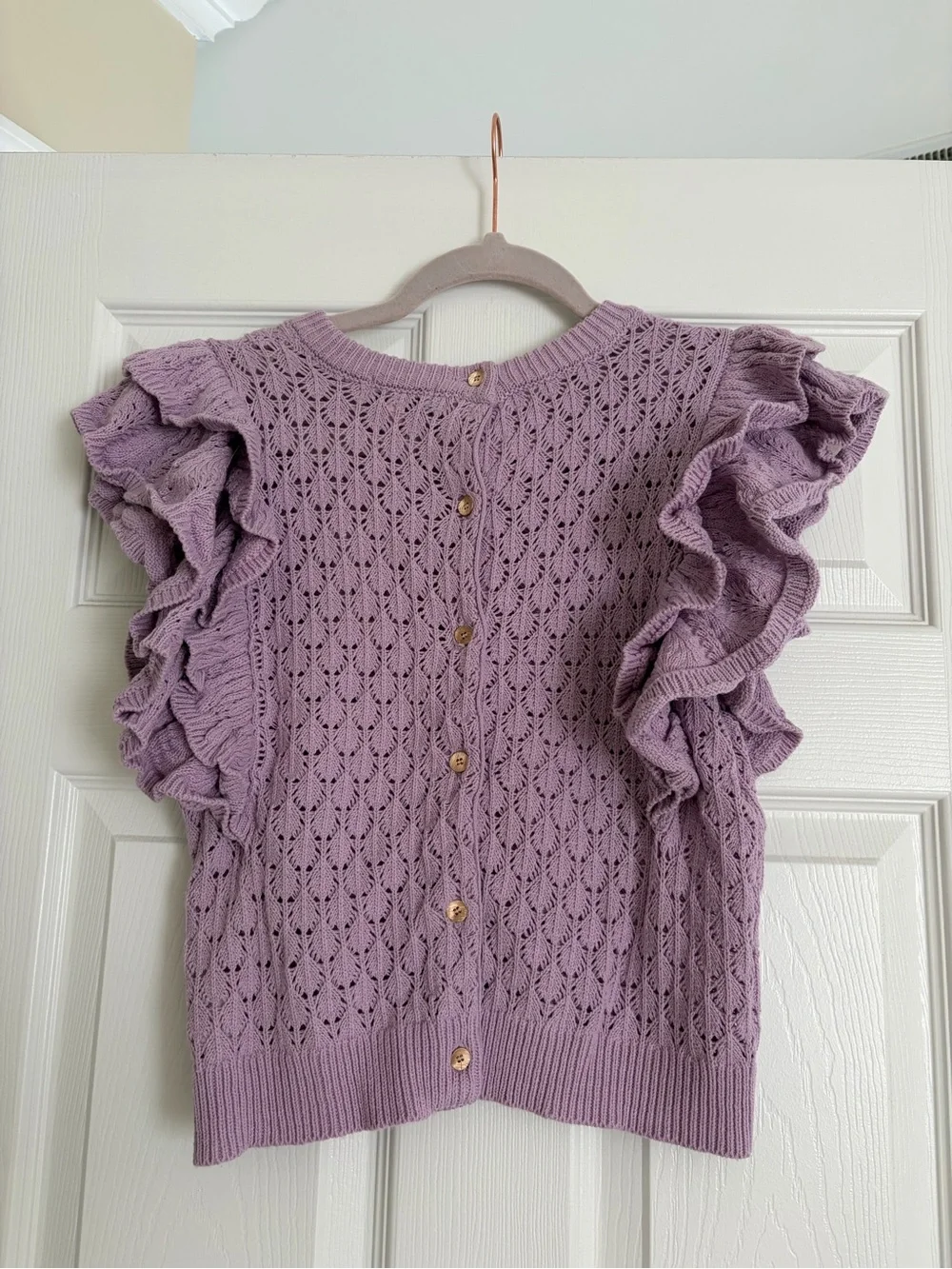 NEVER WORN | PURPLE KNIT TOP | Size: Small